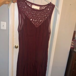 RED form fitting mini dress